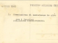 1949 (NATALE) LA COMMISSIONE DI ASSISTENZA IN GIRO PER I SANATORI (VERSO)