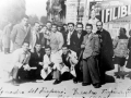 TRAPANI CALCIO 1945-46  (La squadra granata a Palermo prima della partita contro i rosanero)
